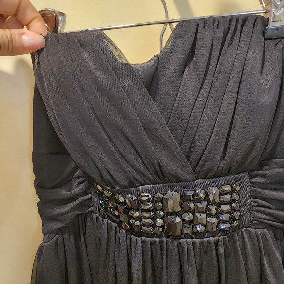 Trixxi Black Strapples Party Short Dress size L (Juniors) - Picture 5 of 13